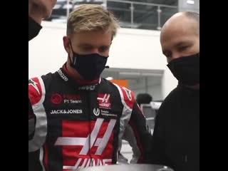 Mick schumacher completes his seat fit