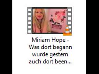 Miriam hope was dort begann wurde gestern auch dort beendet!