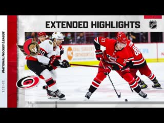 Ottawa senators vs carolina hurricanes dec 2, 2021 highlights