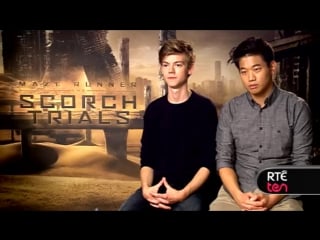 The scorch trials thomas brodie sangster and ki hong lee
