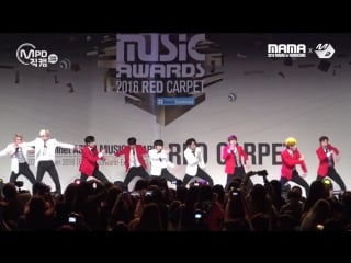 [fancam] 161202 sf9 fanfare @ 2016mama red carpet