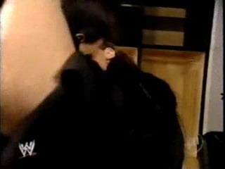 Eric bischoff kiss stephanie mcmahon (wwe smackdown )