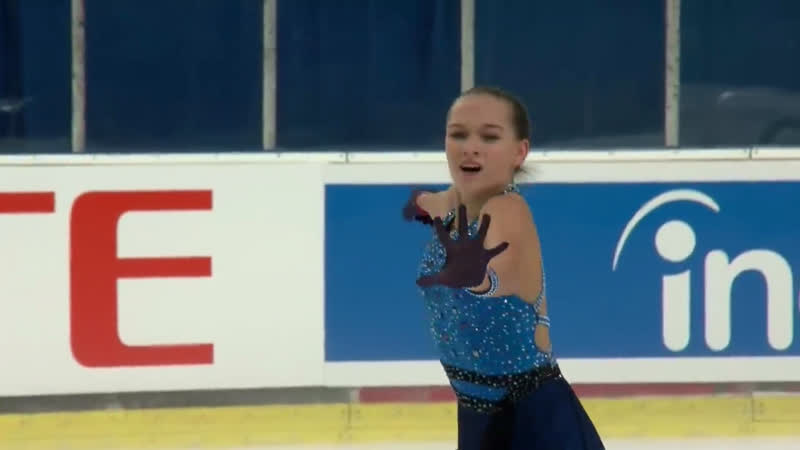 Anna tarusina (rus) | ladies short program | ljubljana 2018