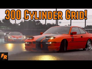 [failrace] the 300 cylinder grid! forza motorsport