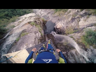 Laso schallers insane 59 meter cliff jump!