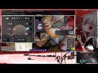 Koda kumi guess who is back[fiery's porn]|dthd 8 73*| osu!liveplay