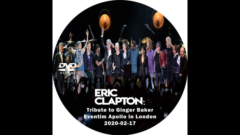 Eric clapton tribute to ginger baker eventim apollo in london 2020 02 17