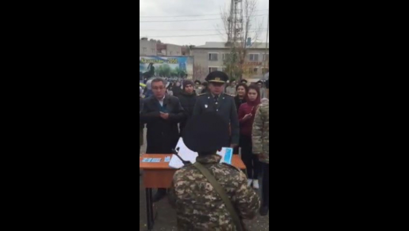 Присяга сына нурбек сериков 10 10 2015