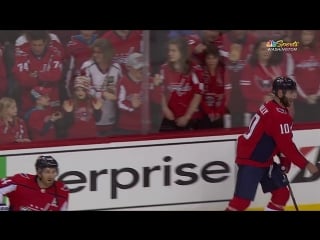 Young girl overjoyed after receiving puck from brett connolly