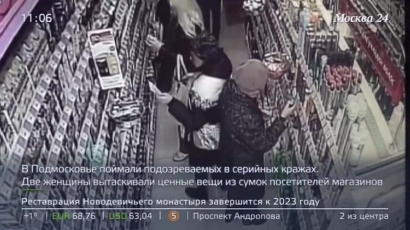 Подозреваемых в серийных кражах задержали в подмосковье