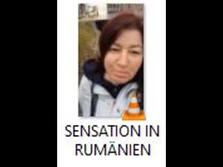 Sensation in rumänien