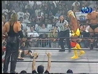 Hulk hogan, goldberg & sting vs kevin nash