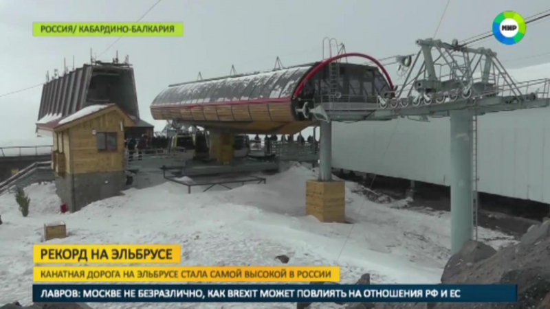 Канатная дорога на эльбрусе стала самой высокой в россии