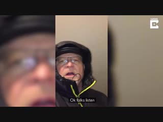 Water instantly freezes inside