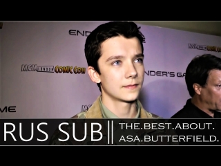 Asa butterfield interview enders game qa