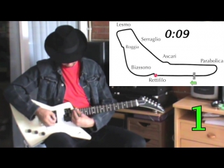 V10 f1 guitar monza 2004 barrichello pole lap record