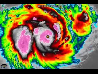 Catástrofe humanitaria gemela, doble, simultánea evacuación masiva en australia son dos ciclones al mp4