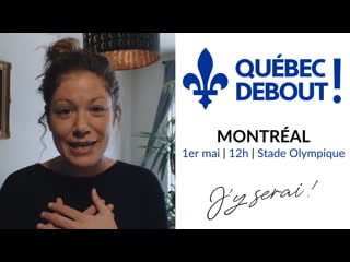 1er mai québec debout