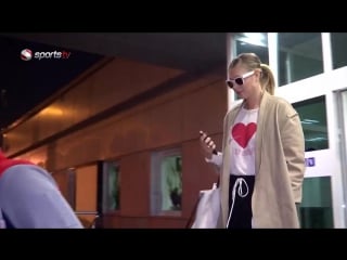 #tebtennisstars için türkiye'ye gelen maria sharapova'nın i̇stanbul'a ayak bastığı dakikalar