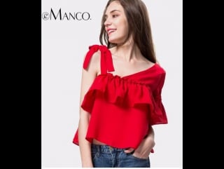 E manko 2017 summer new fashion sense sexy single shoulder strap irregular sleeves sweet lotus leaves tops female
