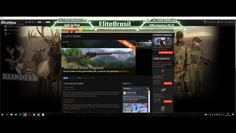 Thehunter classic # caçada de rena