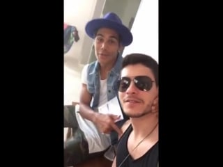 Snap arthur aguiar gravação + mika borges e zion