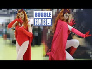 Marvel comics scarlet witch cosplay by stacy light