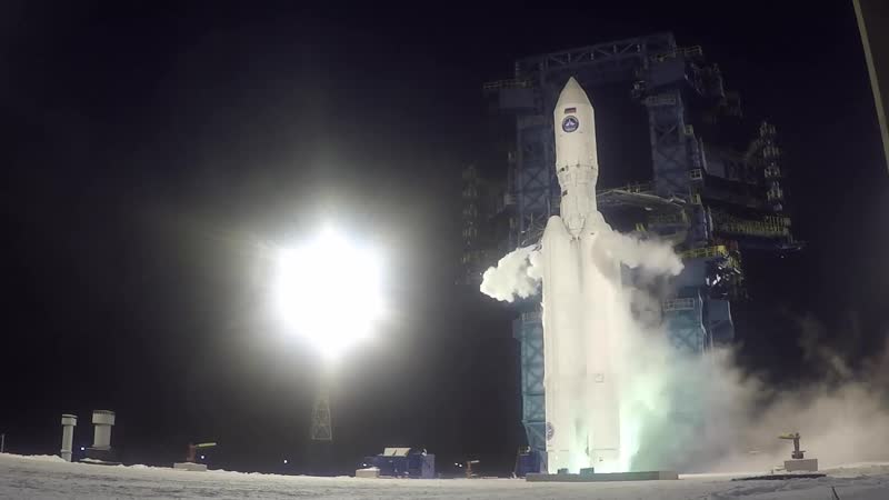 Старт ракеты "ангара а5" космодром плесецк 14 12 20