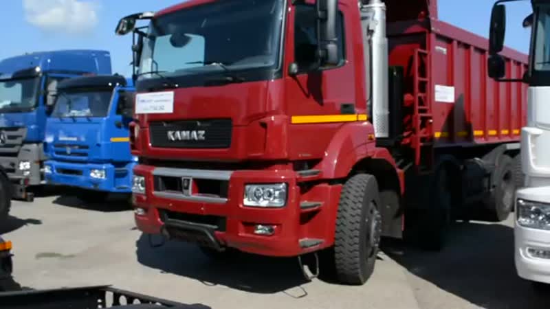 Камаз 65801 самосвал четырехосный новый модельный ряд mp4