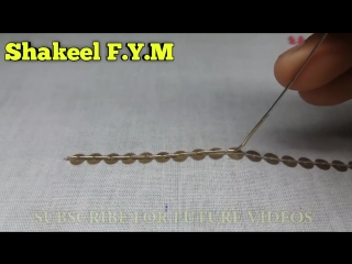 Zardosi work stitch tutorial zardosi work for beginners aari work