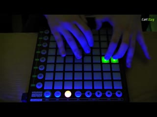 Novation launchpad chasing summers live routine