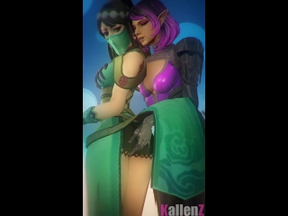Skye plays with ying's ass paladins sex, hentai, porn