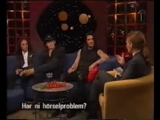 Ronnie james dio, lemmy kilmister & joey demaio on swedish tv (1999 г )