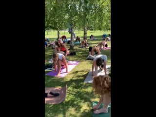 Street stretching в парке у прудов «радуга»