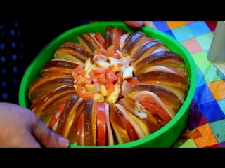 Ветчина, запечёная с помидовами и белым хлебом от тёщи ham, baked with tomatoes and white bread from the mother in law