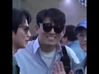 2019 04 23/ kim nam gil and the team, at malaysia kota kinabalu airport