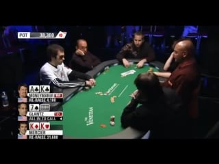 Chris moneymaker vs jason mercier all in preflop
