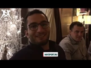 Mousasi message for all their armenian fans