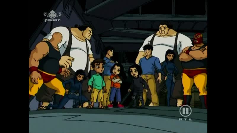 Джеки, тору, вайпер, эль торо и джейд против своих злых клонов 3 сезон 16 серия приключения джеки чана (2000)