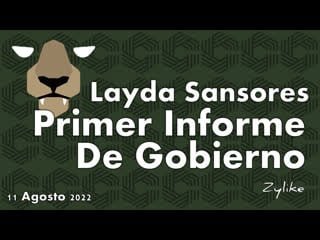 Layda sansores primer informe de gobierno campeche