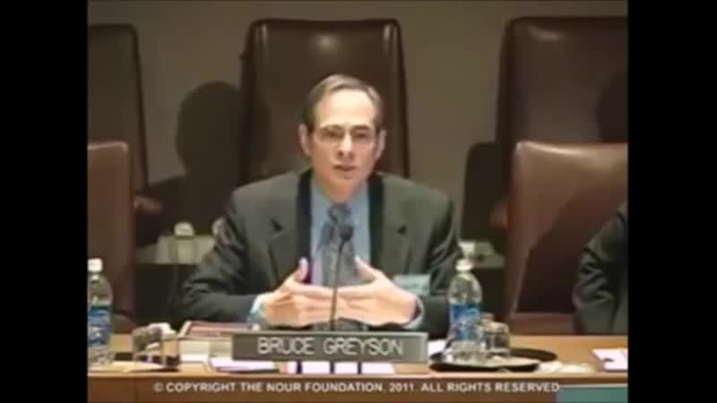 Выступление в оон брюса грейсона, профессора психиатрии и нейрофизиологии медицинского университета вирджинии