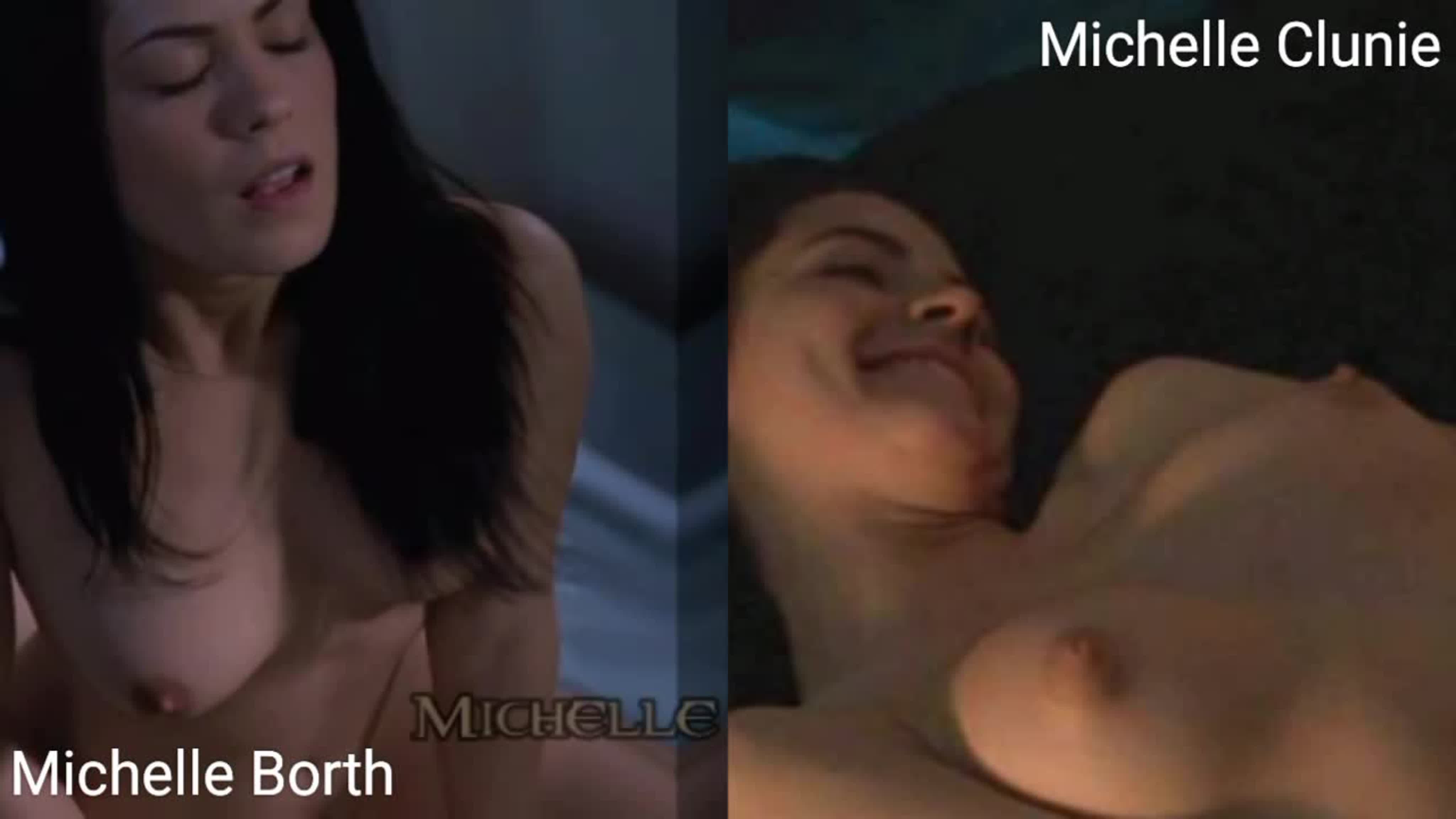 Nude actresses (michelle borth, michelle clunie) in sex scenes / голые  актрисы (мишель борт, мишель клуни) в секс сценах