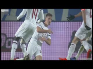 Krzysztof piatek vs atalanta goal na 1 3