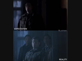 #j2 #thewinchesters #expectation vs #reality #season6 #spn