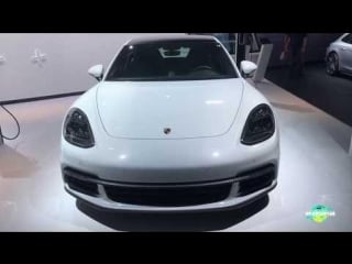 2018 porsche panamera 4 e hybrid exterior walkaround la auto show
