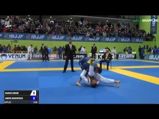Marcio andre vs andris brunovskis ibjjf 2017 european championships no arm triangle
