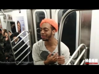 Crackhead sings billyjean on 4 train (harlem, nyc)