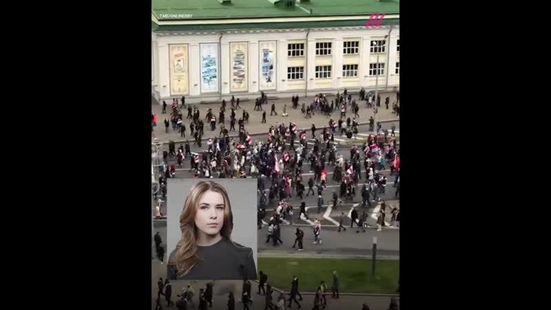 Как проходит марш «народного ультиматума» в минске