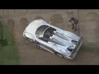 Mercedes clk gtr rally stage and crazy powerslides