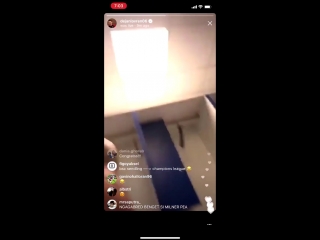 Lovren live on instagram